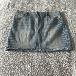 Abercrombie and Fitch mini denim skirt!